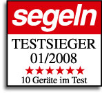 Testsieger im gro�en Windmessertest 01/2008 der Zeitschrift segeln