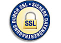 Sicherheit durch SSL Verschl�sselung