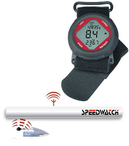 SPEEDWATCH - Kabellose Funk-Logge